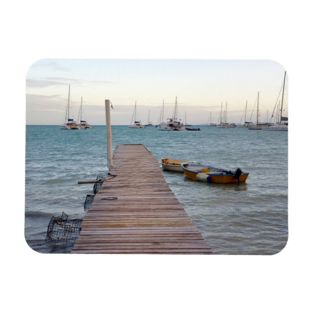 Dock and lobster pots magnet (Horizontal)