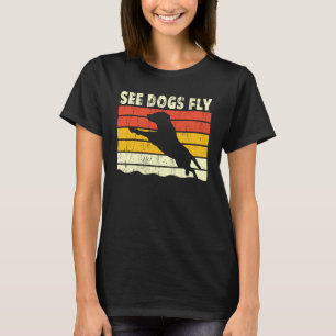 Dock Diving Dog Diving Jumping Trainer love dock   T-Shirt
