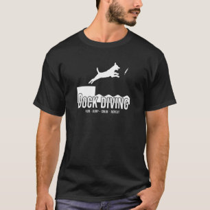 Dock Diving Dog Jumping Canine Sport T-Shirt