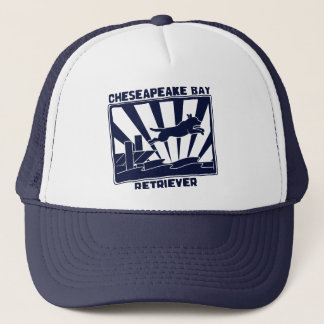 Dock Jumping Chesapeake Bay Retriever Trucker Hat
