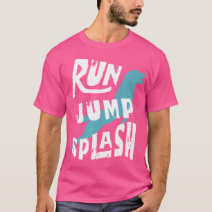 Dock Jumping Dog Sport Dog Owner Dock Diving T-Shirt