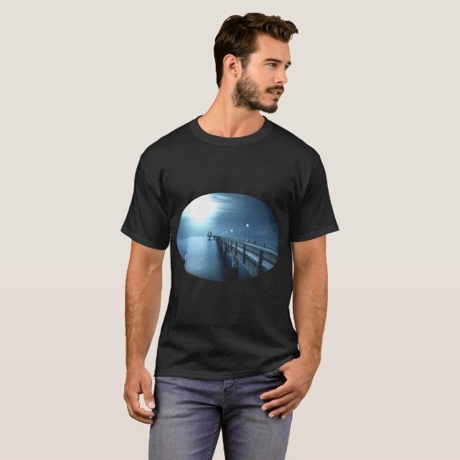 Dock on the Bay Evening T-Shirt (Front Full)