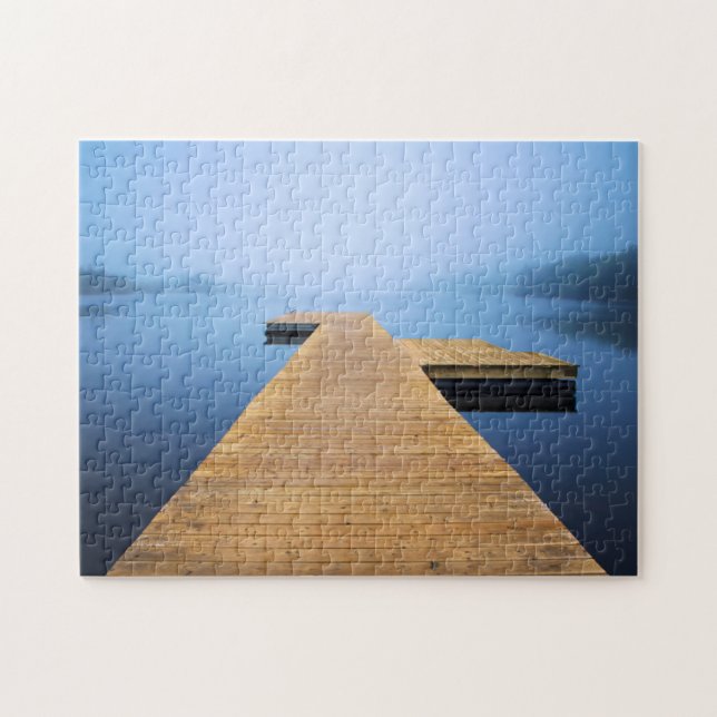 Dock on the Lake Jigsaw Puzzle (Horizontal)