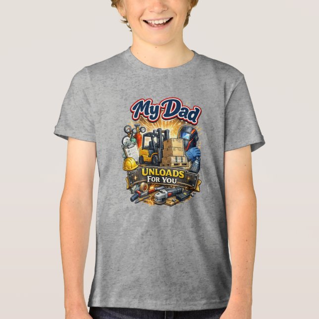 Dock Worker (2) Tri-Blend Shirt (Front)