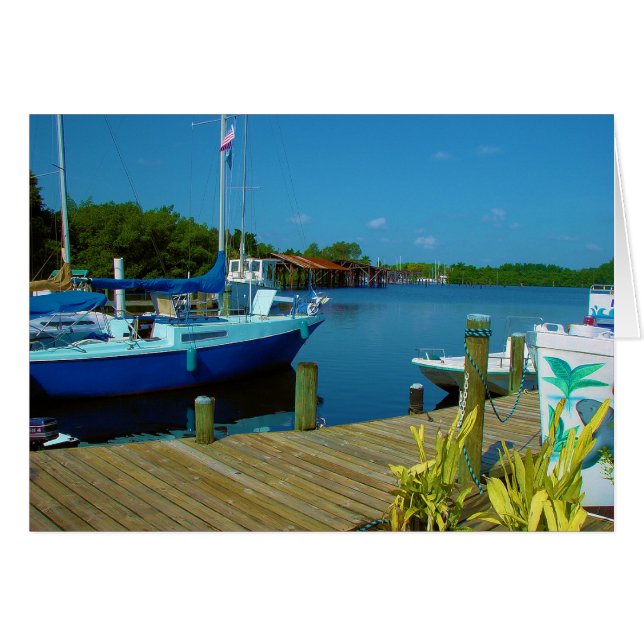 docked boat-florida (Front Horizontal)