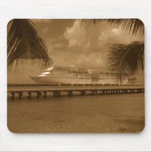 Docked in Cozumel Mouse Pad