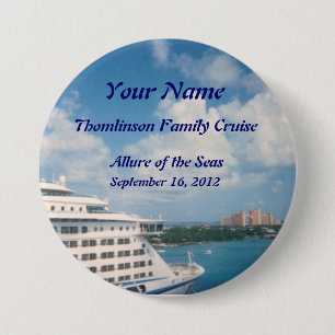 Docked in Nassau Custom Name Badge