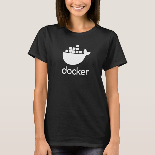 Docker Engine  Software Programming Coding Develop T-Shirt (Front)