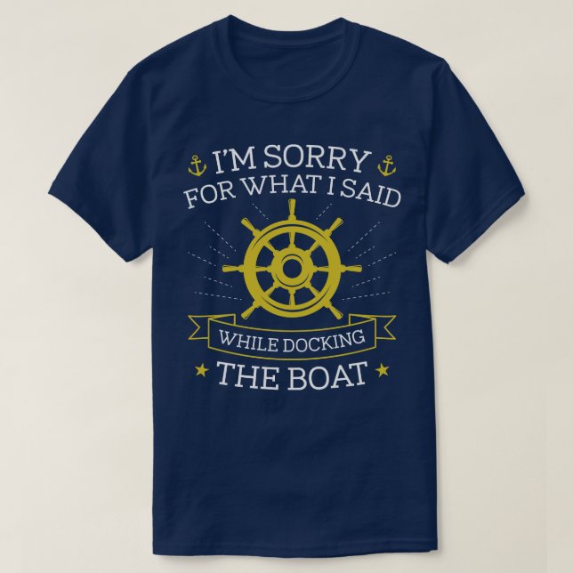 Docking The Boat T-Shirt (Design Front)