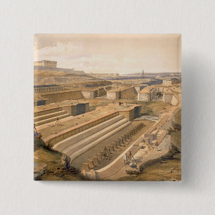 Docks at Sebastopol, plate from 'The Seat of War i 15 Cm Square Badge