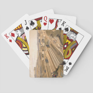 Docks at Sebastopol, plate from 'The Seat of War i Playing Cards