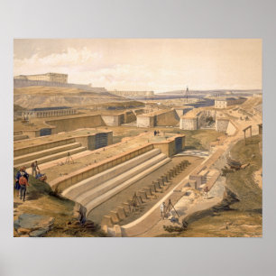 Docks at Sebastopol, plate from 'The Seat of War i Poster