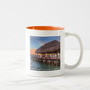 Dockside Sunrise Two-Tone Coffee Mug