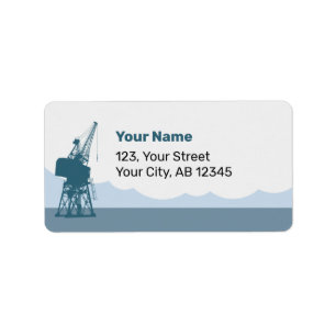 Dockyard Crane Label