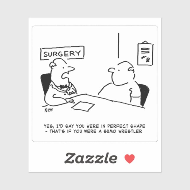 Doctor and Patient in Surgery Cartoon. (Sheet)