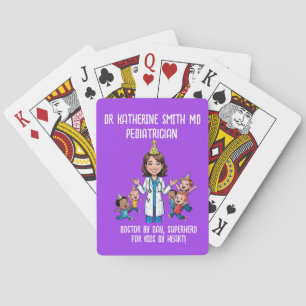 DOCTOR antistress pediatrician medical Playing Cards