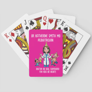 DOCTOR antistress pediatrician medical Playing Cards