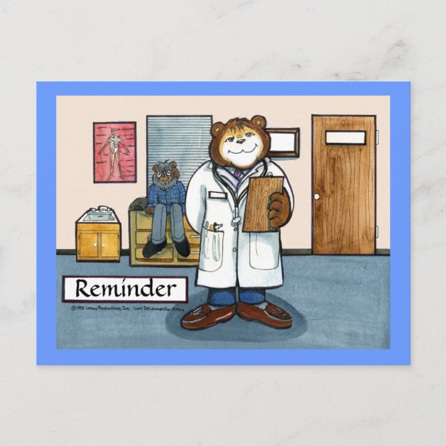 Doctor Appointment Reminder Post Card (Front)