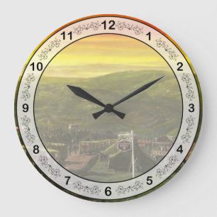 Doctor - At the end of a day Large Clock