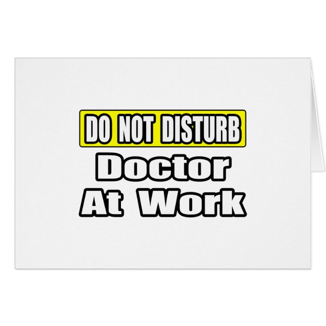 Doctor At Work (Front Horizontal)