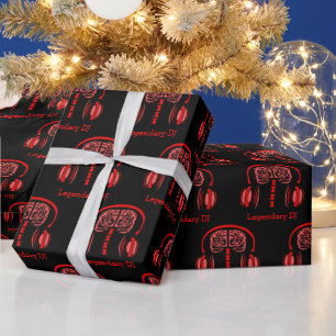 Doctor Brain Tissue Listening to Music Wrapping Paper