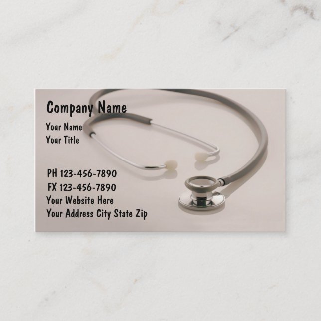 Doctor Business Cards_1 Business Card (Front)