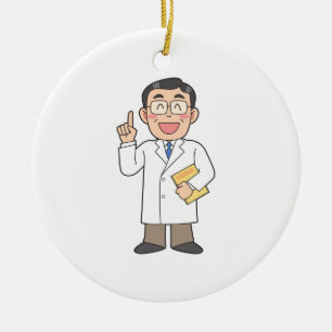 Doctor Ceramic Tree Decoration