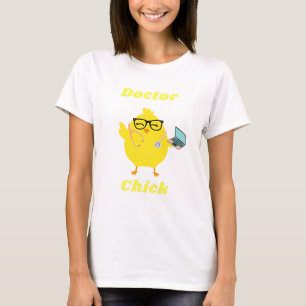 Doctor Chick Funny Easter T shirt Medical