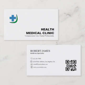 Doctor Clinic Business Card | Customisable