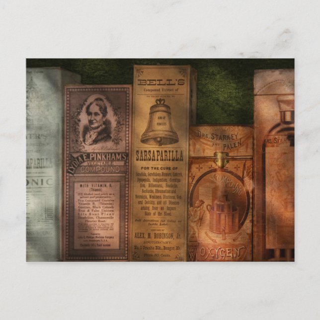 Doctor - Compound Extracts & Sarsaparilla Postcard (Front)