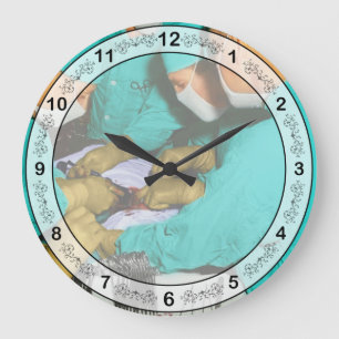 Doctor - Concentration required Large Clock