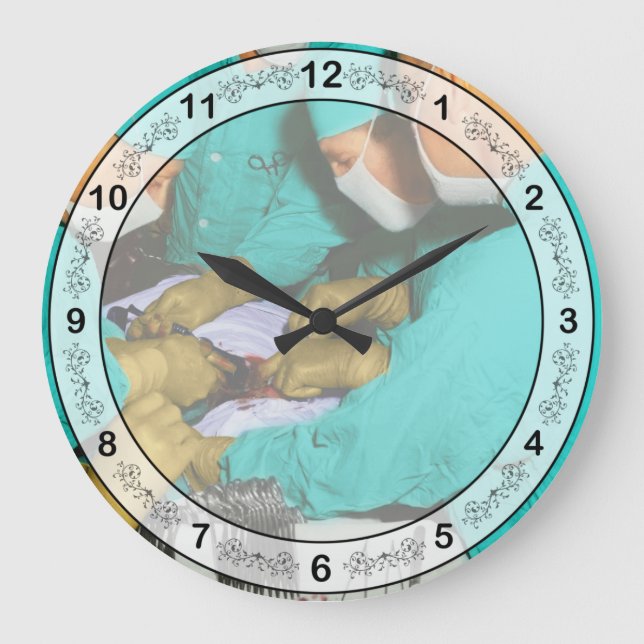 Doctor - Concentration required Large Clock (Front)