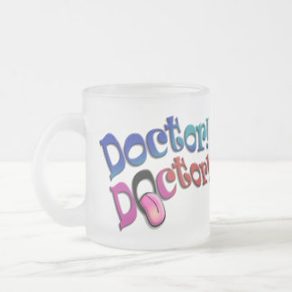 Doctor Doctor Frosted Glass Coffee Mug