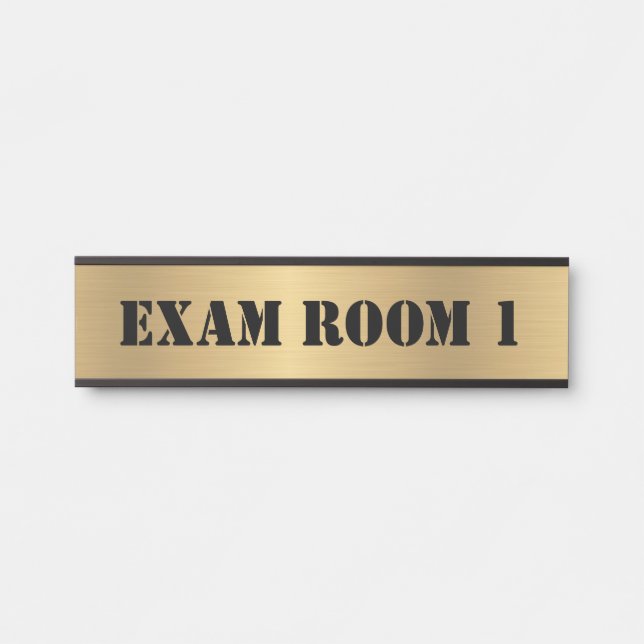 Doctor Doctor's Door Office Sign Signs Exam Room (Front)