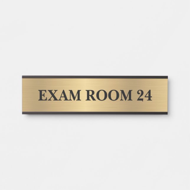 Doctor Doctor's Door Office Sign Signs Exam Room (Front)