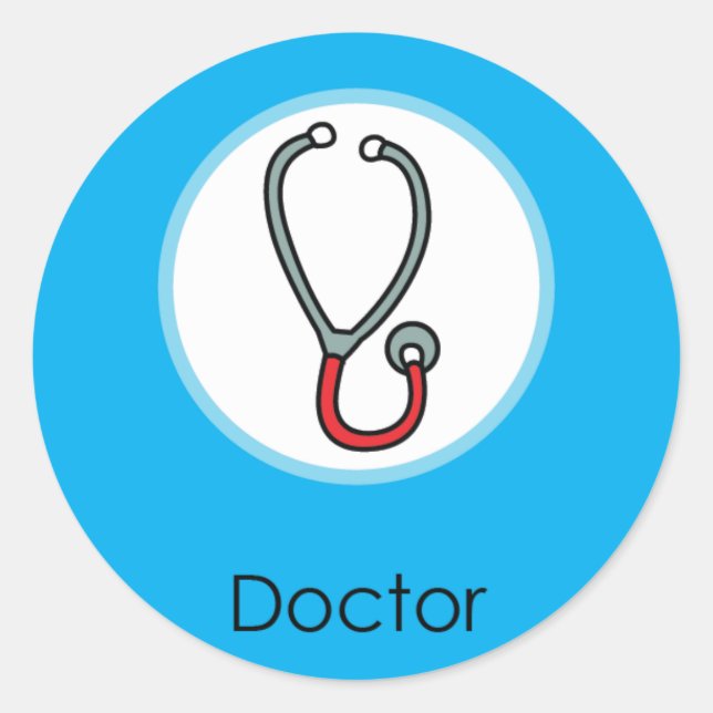 Doctor Doljabi Doljanchi Dol Korean birthday Classic Round Sticker (Front)