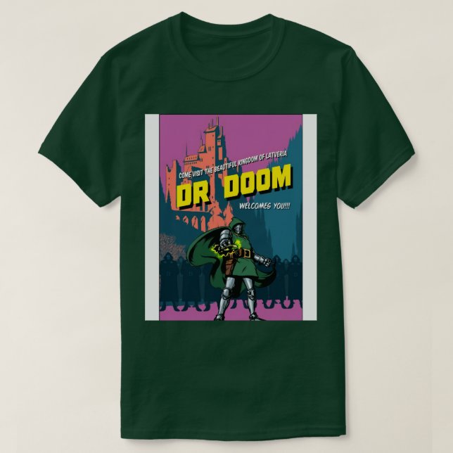 Doctor Doom 10 T-Shirt (Design Front)