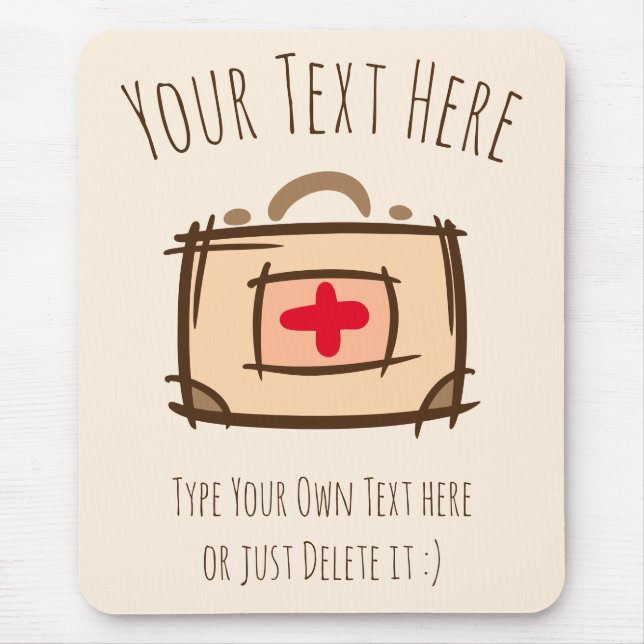 Doctor, emergency, nurse, paramedic gift Template Mouse Pad (Front)
