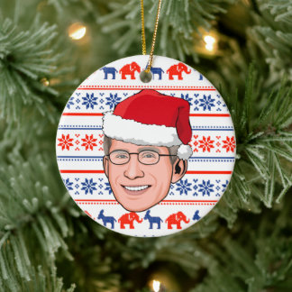 DOCTOR FAUCI Christmas Ceramic Tree Decoration