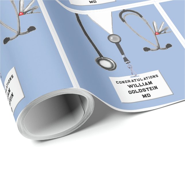Doctor Gift Wrapping Paper (Roll Corner)