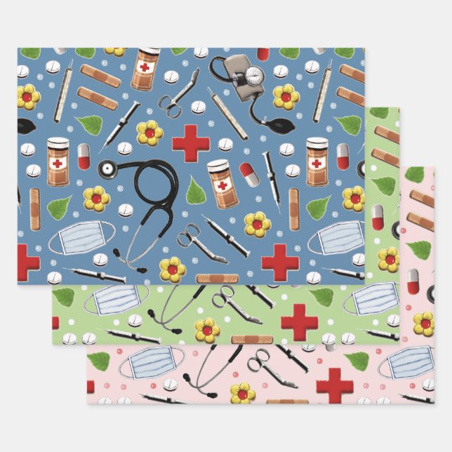 Doctor Gift Wrapping Paper Sheets (Set)