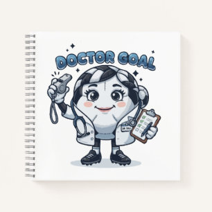 Doctor Goal Soccer Notebook