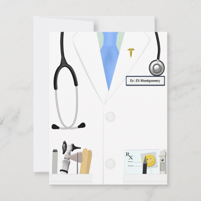 Doctor Graduation Celebration Invitation (Front)