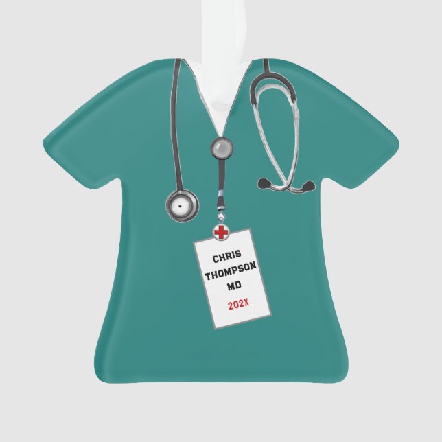 Doctor Graduation Collectable Gift Ornament (Front)