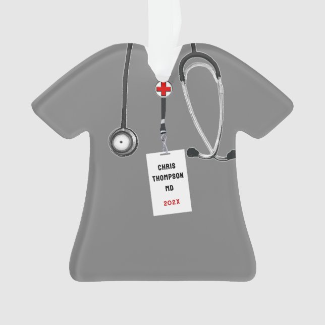 Doctor Graduation Keepsake Ornament (Front)