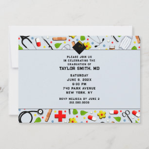 Doctor Graduation Party Invitation