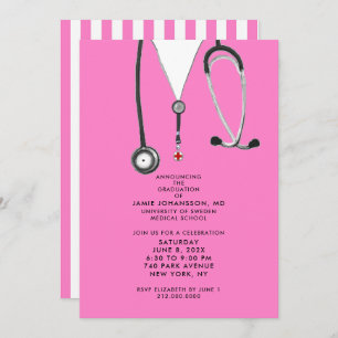 Doctor Graduation Party Invitations