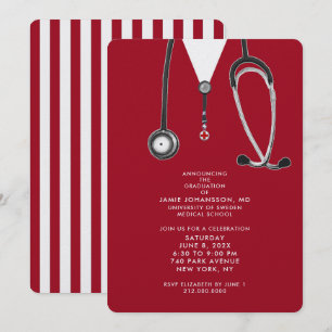 Doctor Graduation Party Invitations