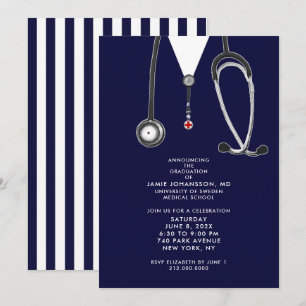 Doctor Graduation Party Invitations