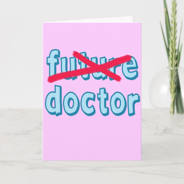 Doctor Graduation Products Card (Front)